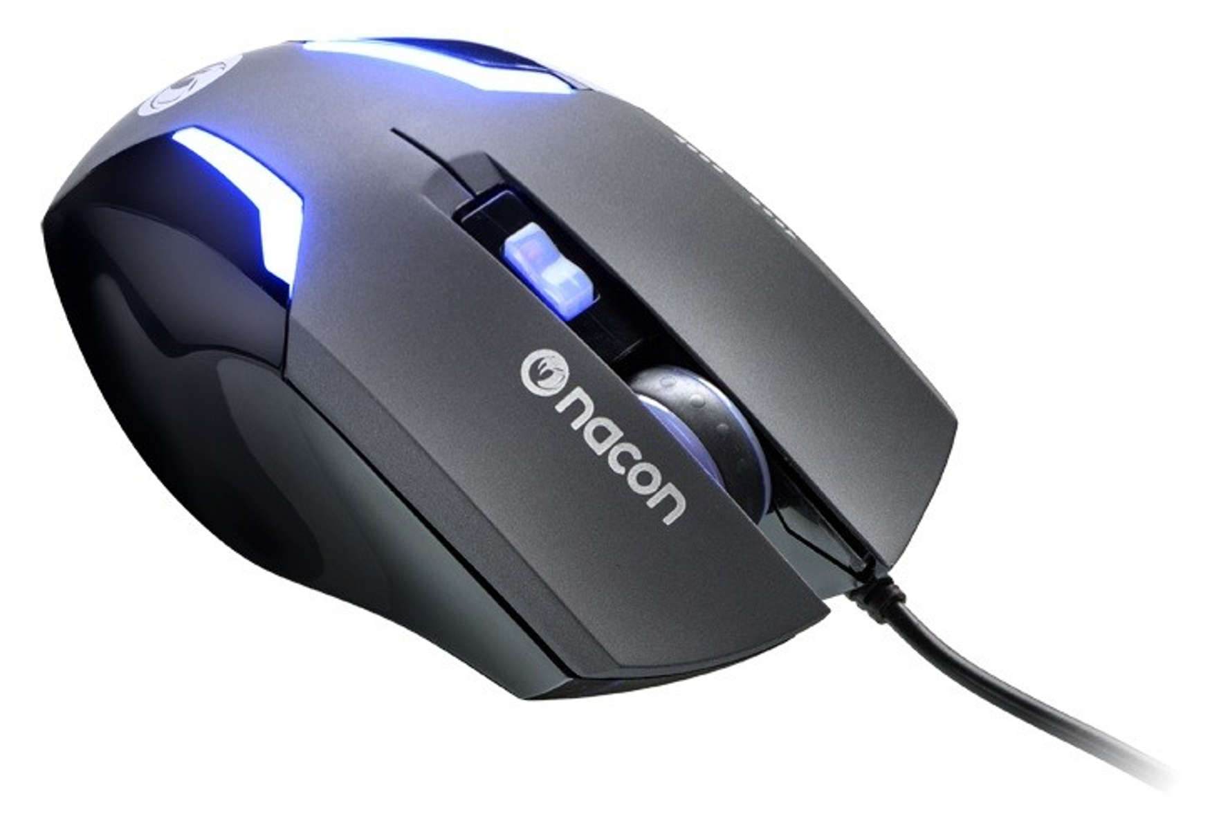 GM-105 NACON OPTICAL Maus, Gaming MOUSE NA333602 GAMING anthrazit