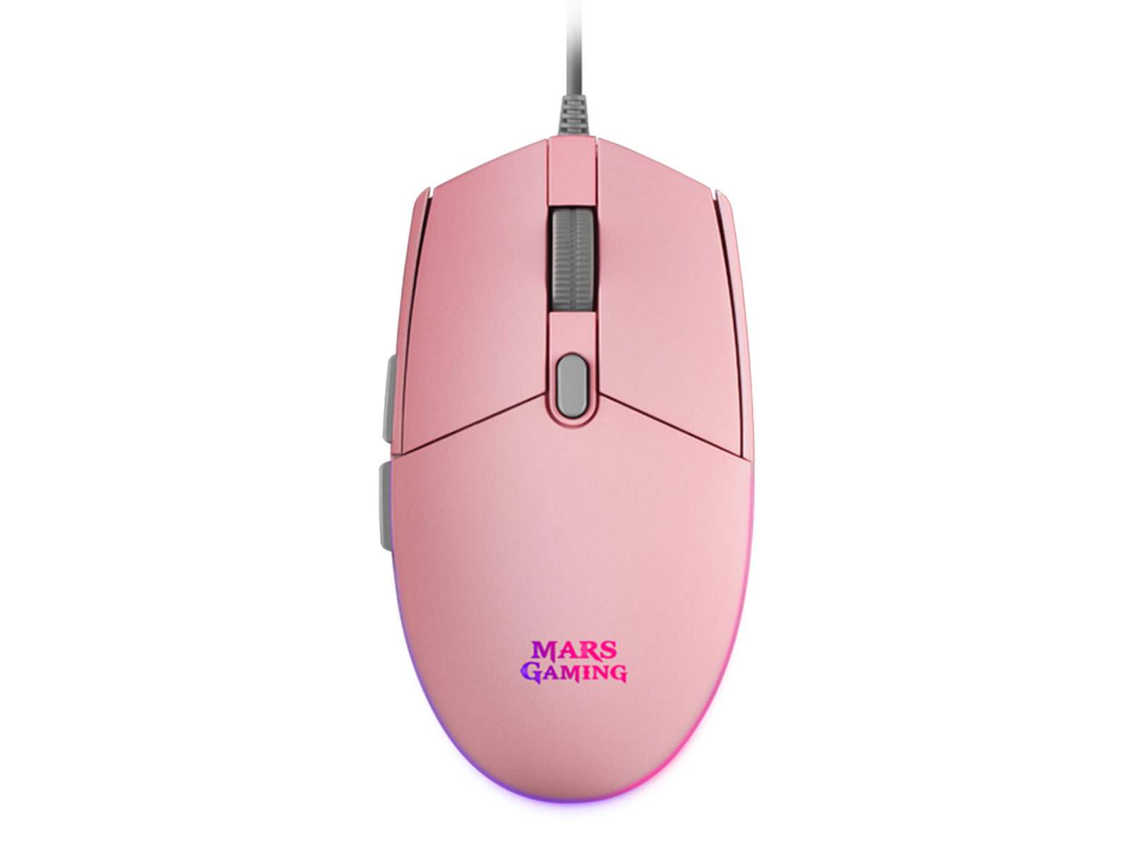 Ratón Gaming - MMGP 100% PEAKPOWER, Por cable, Rosa