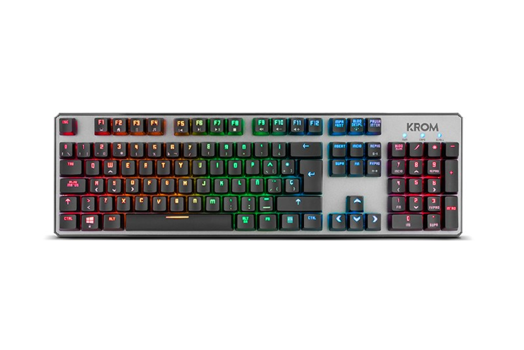 Teclado gaming - NXKROMKRNL KROM, Gris