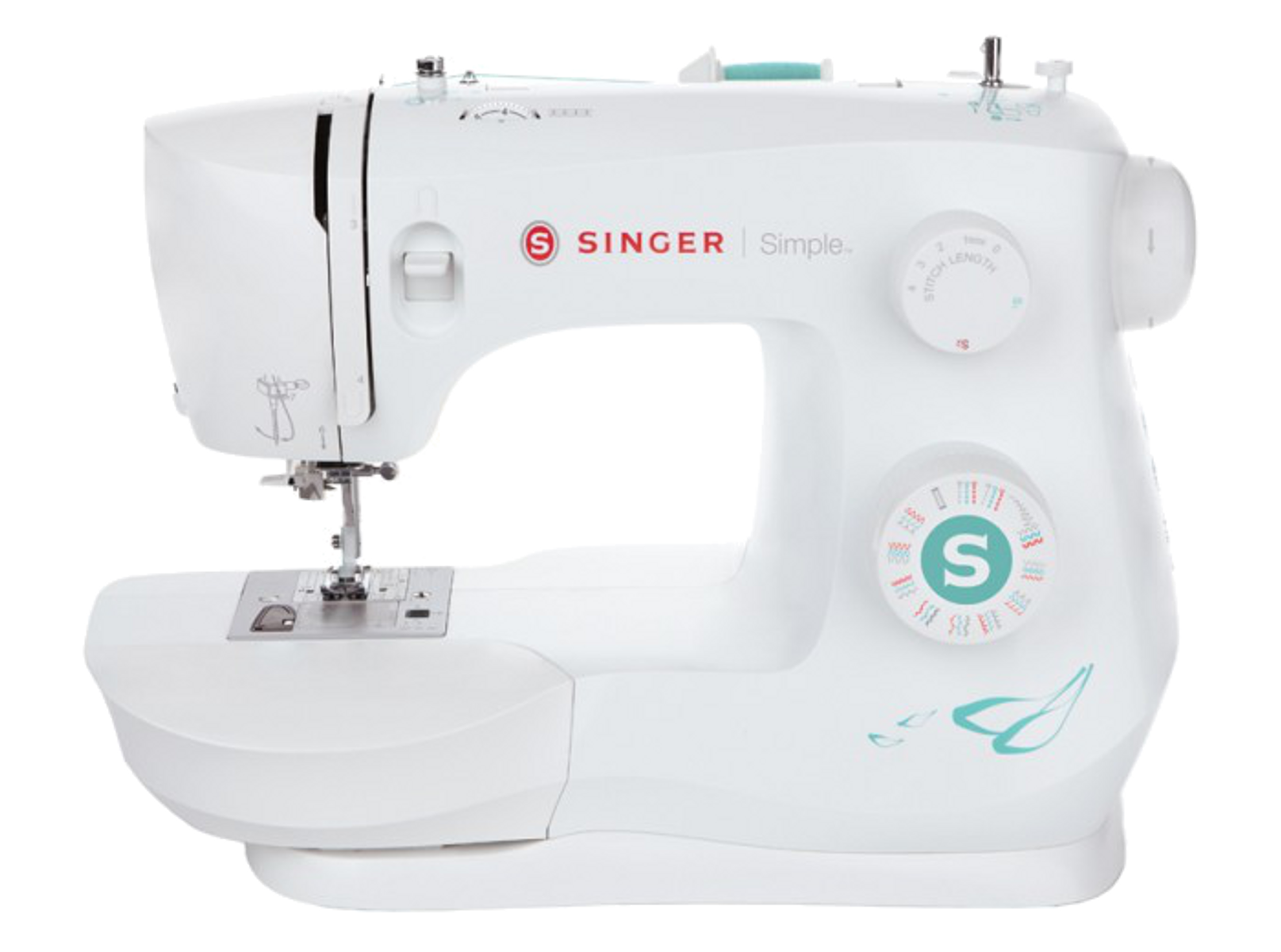 De Coser Singer 3337 29 puntadas luz led varios accesorios mechanical sewing