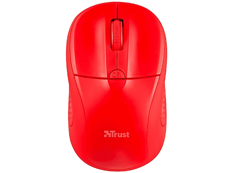TRUST 20787 PRIMO WLS MSE RED Funkmaus, Rot