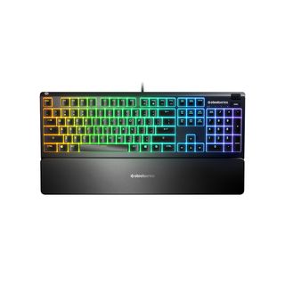 Teclado gaming - STEELSERIES 64798, Cable USB, Negro