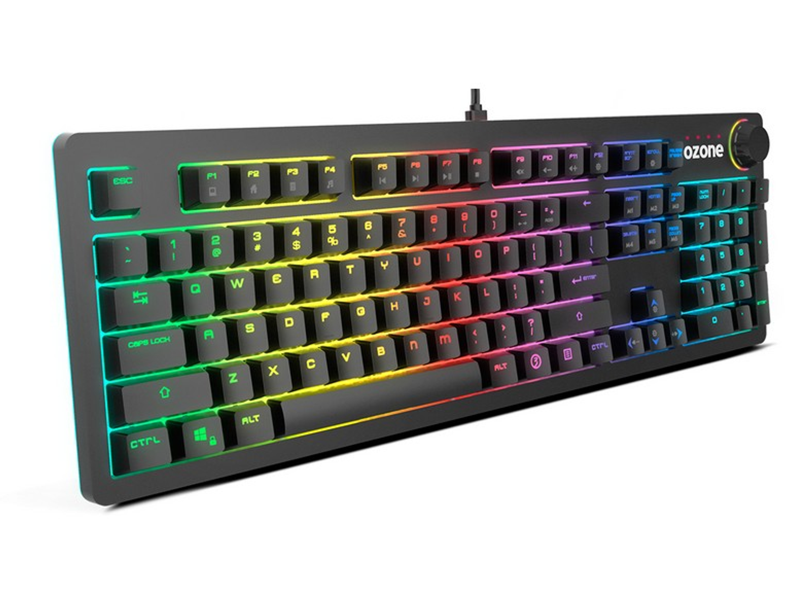 Teclado gaming - OZSTRIKEBACKSP OZONE, Negro