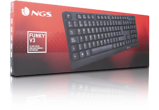 NGS FUNKYV3 Spanisches QWERTY, Tastatur, Standard