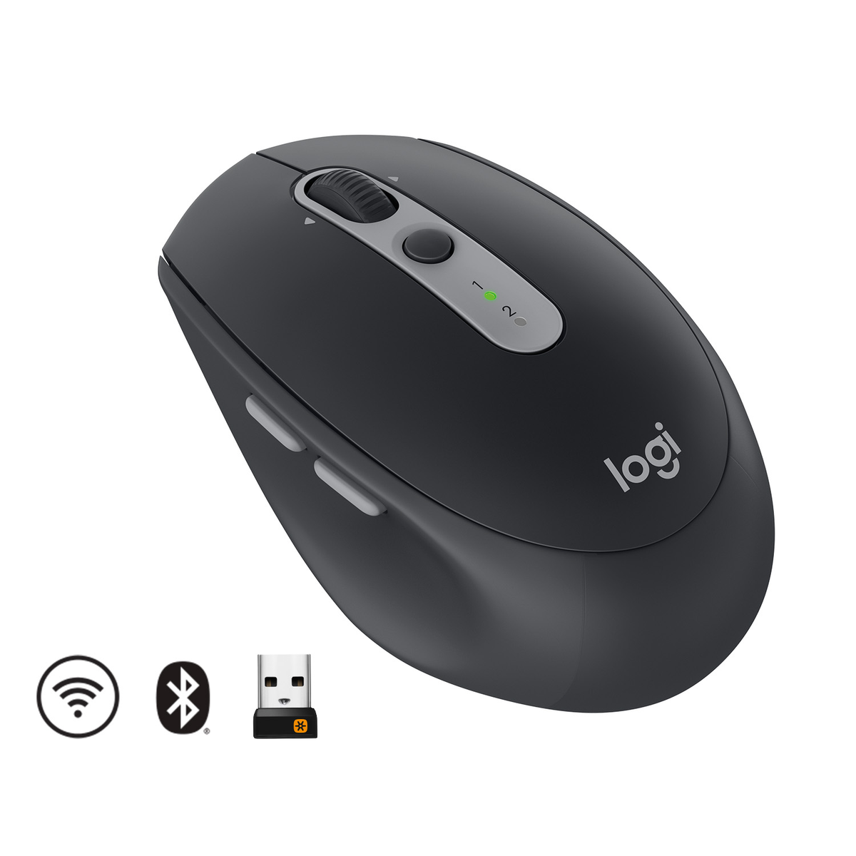 Ratón inalámbrico - 910-005197 LOGITECH, Inalámbrico, Negro
