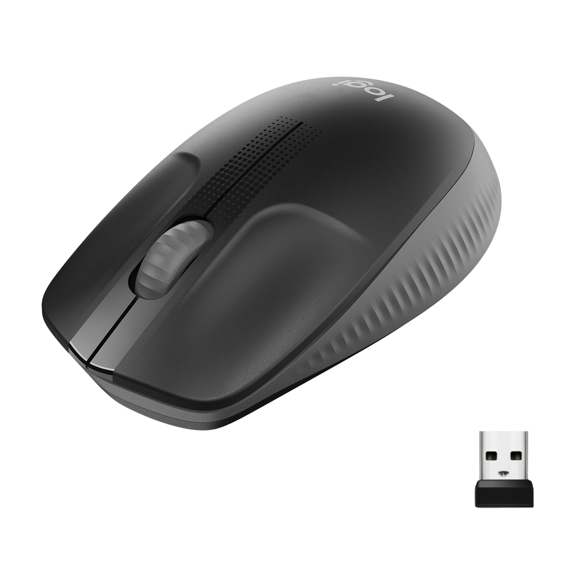 LOGITECH M190 Maus, Grau