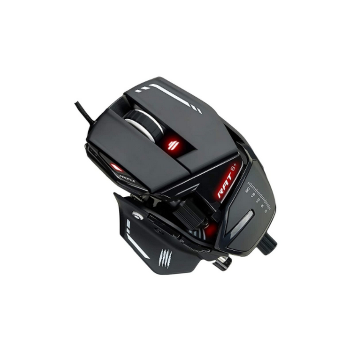 MAD CATZ BL MOUSE, OPTICAL Schwarz GAMING 8+ Maus, R.A.T. Gaming MR05DCINBL000-0