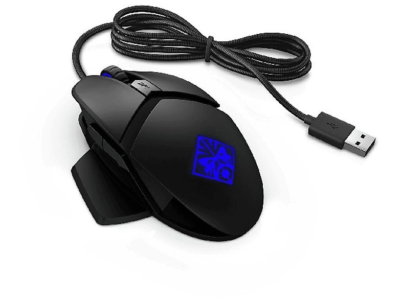 HP 2VP02AA OMEN BY HP Gaming-Maus, MOUSE REACTOR Schwarz