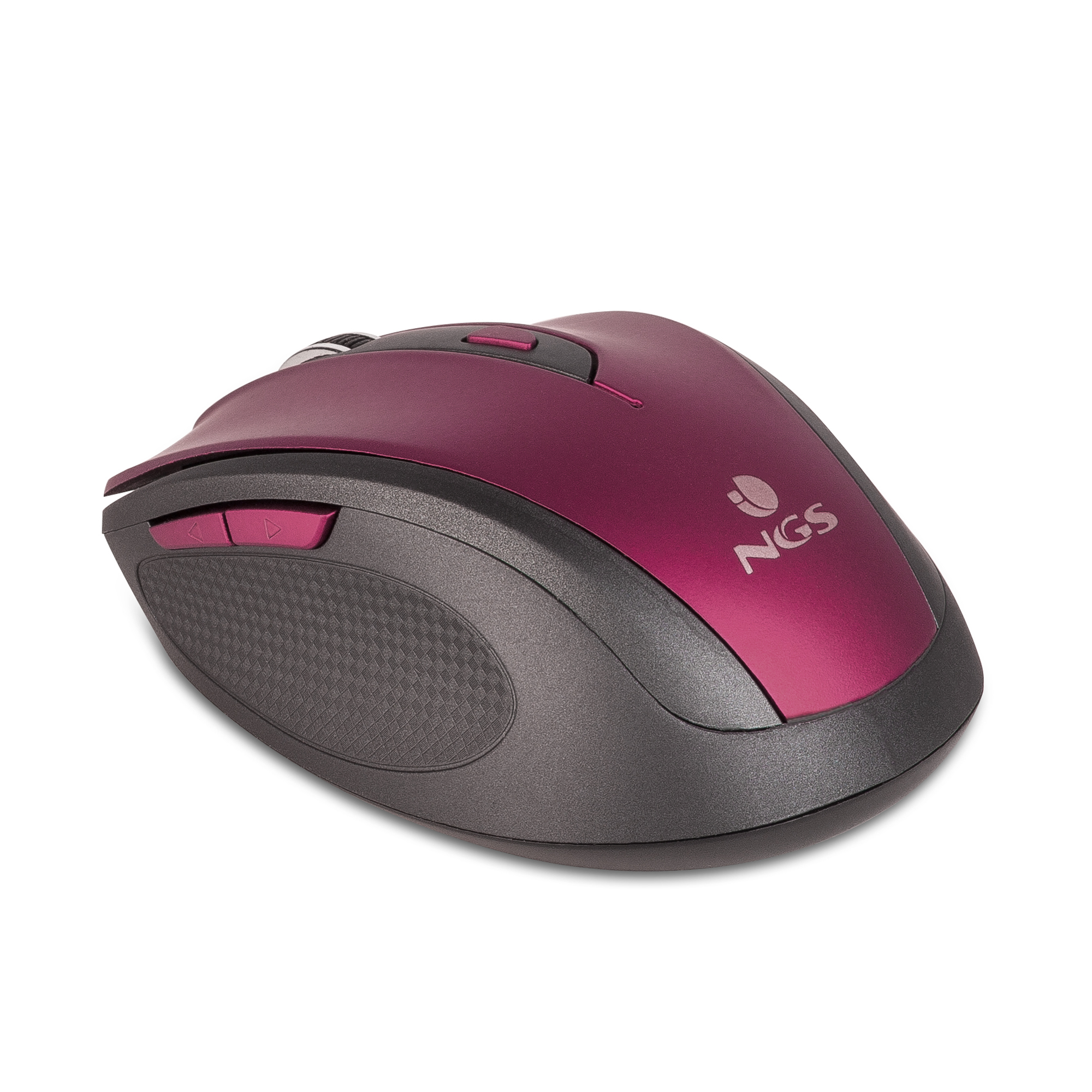 MUTE Maus, Lila EVO NGS optische 2,4GHz, leise 5 Tasten Scrollen,800/1600dpi, und Kabellose