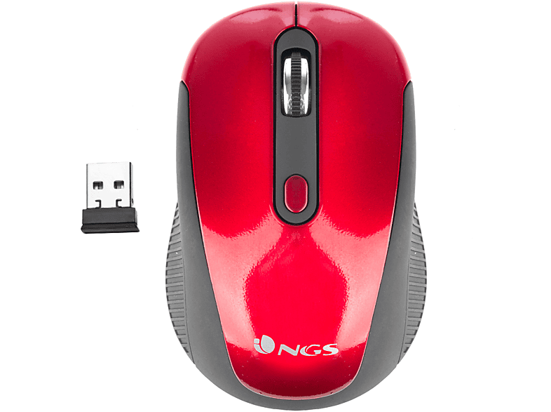 NGS HAZERED Maus, Rot | PC Mäuse