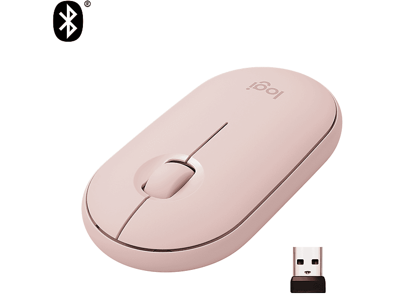 LOGITECH Logitech Pebble M350 Maus, Rosa