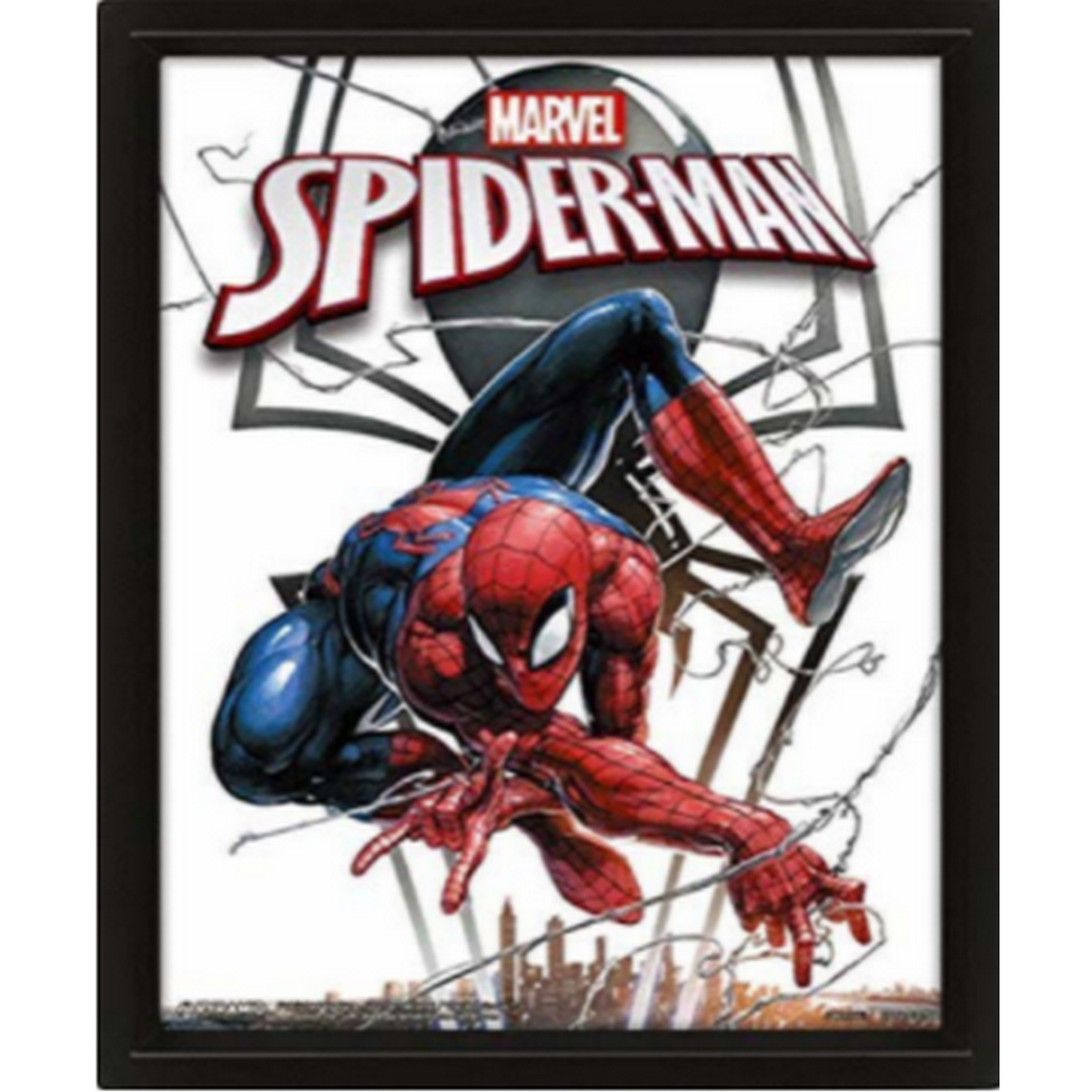 Arte de portada de cómic de Marvel Spider-Man.