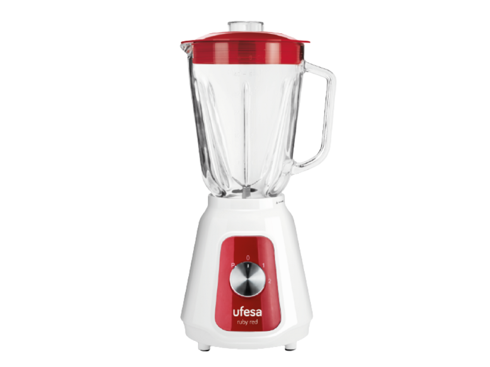Batidora de vaso - BS4717 UFESA, 1500 W, 1.5 Liter, Rojo
