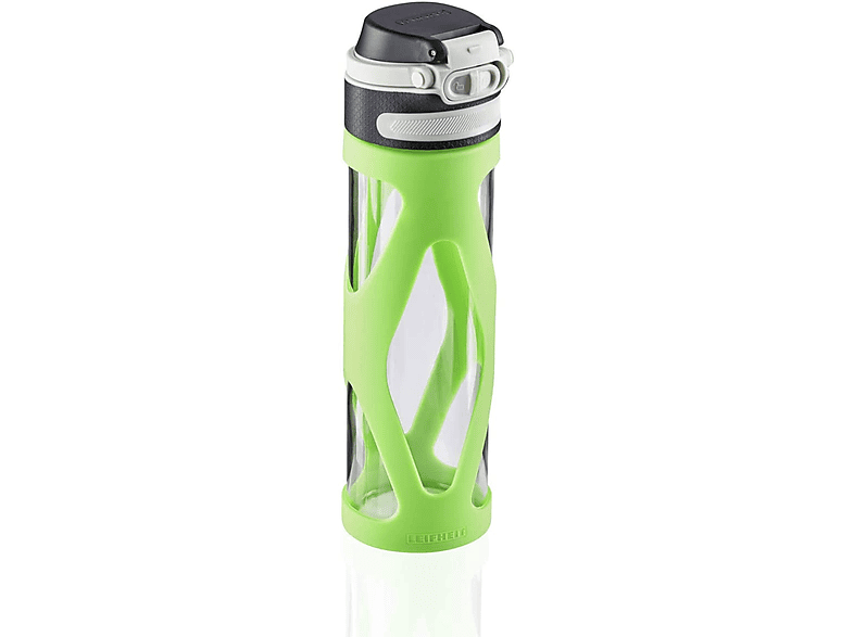 LEIFHEIT 3260 TRINKFLASCHE GLAS FLIP 600ML KIWI Trinkflasche Kiwi
