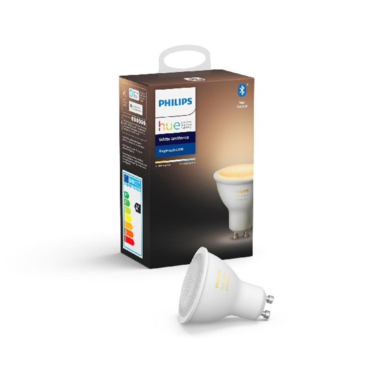 LED EINZEL 62867300 bis GU10 BT kaltweiß PHILIPS HUE WA Lampe 1X350LM warmweiß