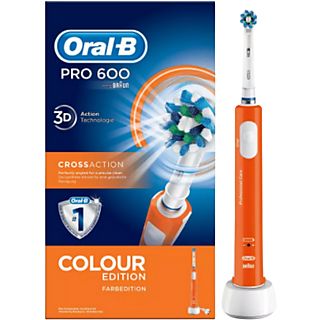 Cepillo eléctrico - ORAL-B Pro 600 CrossAction, Naranja