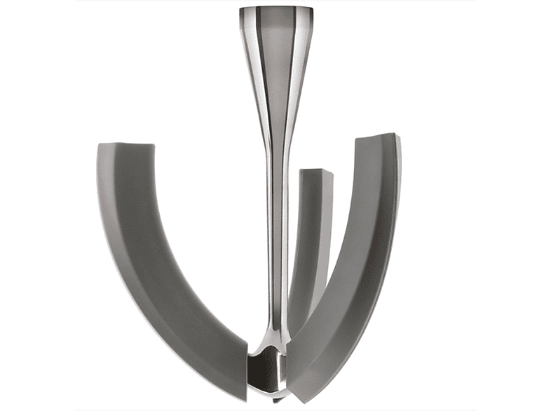 SMEG SMFB02 Edelstahl-Quirl mit flexiblen Rührkanten Silber