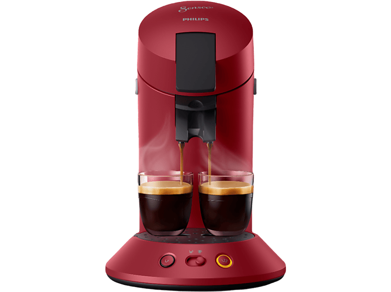 Machine à café dosette SENSEO Original Plus CSA210/61 + 2 packs de dosettes Expresso Classique