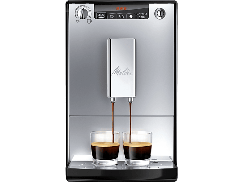 MELITTA Solo E950-203 Kaffeevollautomat schwarz-silber