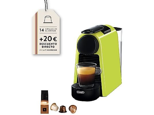 Cafetera de cápsulas - DELONGHI 8004399332065, 1150 W, Verde