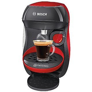 Cafetera de cápsulas - BOSCH TAS1003, 3,3 bar, 1400 W, Rojo