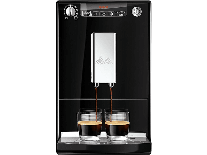 Melitta CAFFEO SOLO Máquina espresso 1,2 L Totalmente automática,  Superautomática Máquina espresso, 1,2 L, Granos de café, Molinillo  integrado, 1400 W, Negro