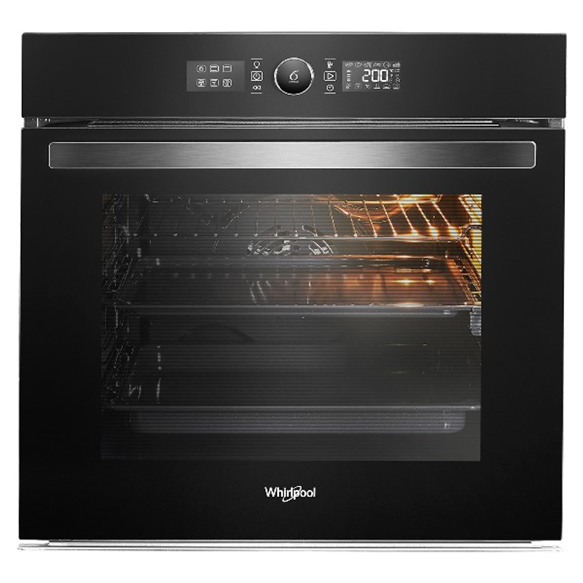 Horno convencional - AKZ9 6290 NB WHIRLPOOL, 73 l, Integrable, Pirolítico, Negro