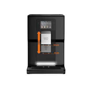 Cafetera superautomática - KRUPS EA873810, 15 bar, 1450 W, 600 ml, 2 tazas, Negro