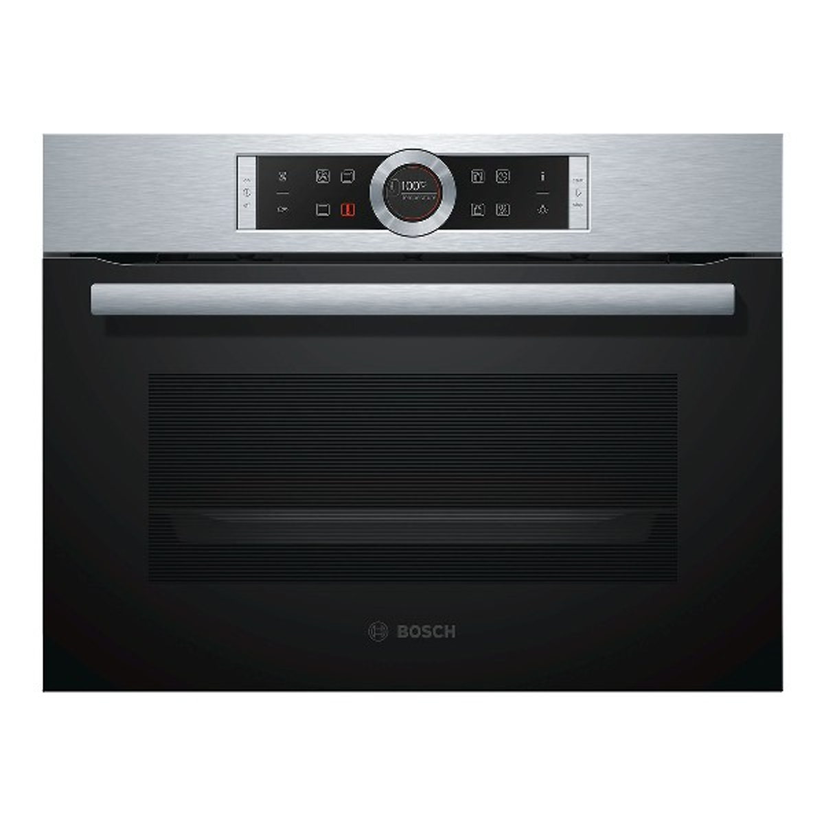 Coccion <gt/> Hornos <gt/> Hornos compactos - Horno BOSCH, 47 l, Encastrable, Parcialmente catalítico, Inox