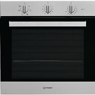 Horno multifunción - INDESIT Horno, Integrable, 5 funciones, Hidrolítica, 66 l, 59,5 cm, Inox