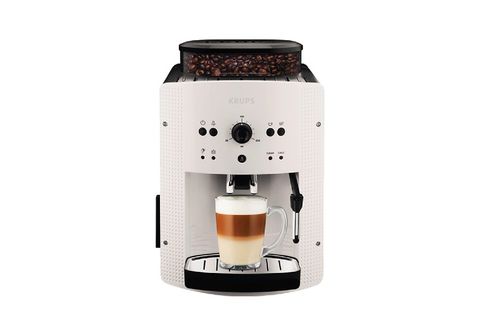 Cafetera superautomática Krups Roma EA81R870 con 3 niveles de temperatura y  3 texturas de molido