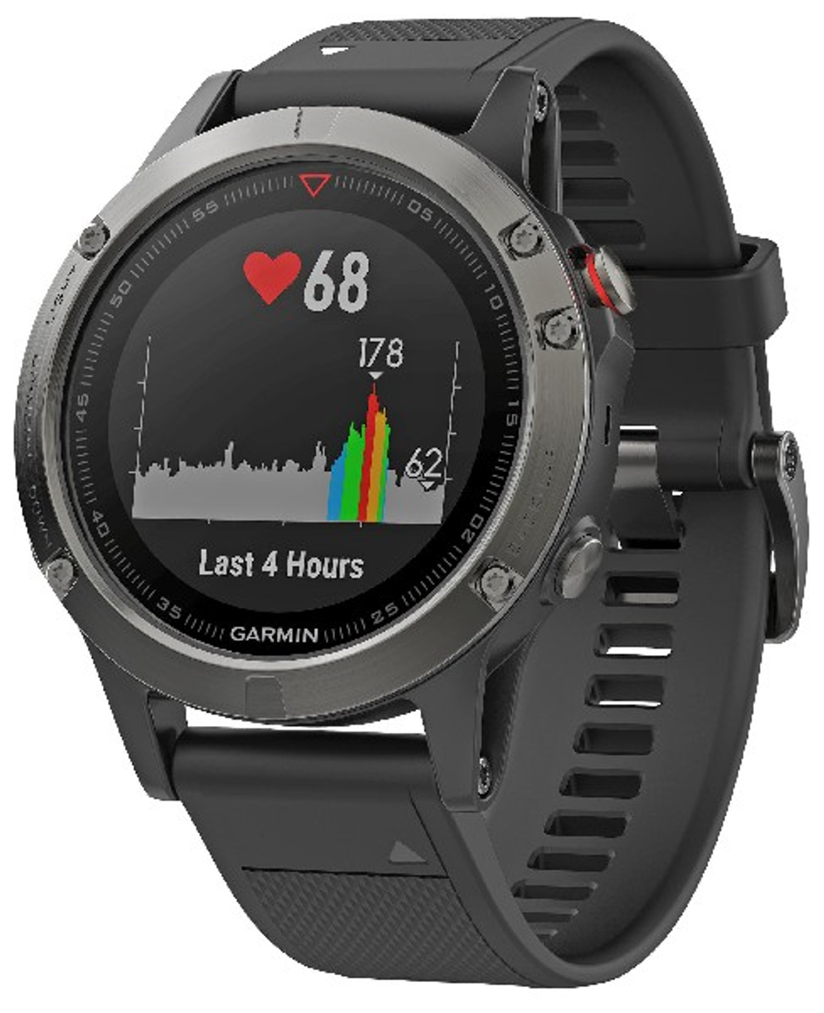 Reloj deportivo - FÉNIX 5 GARMIN, Negro, 1,2 "