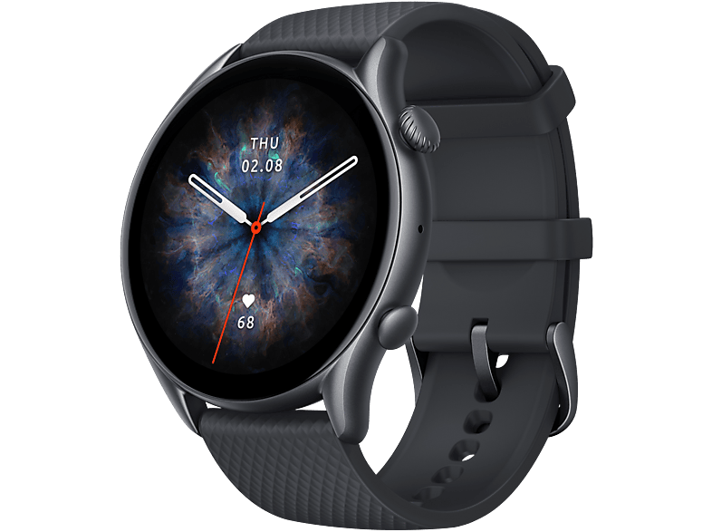 Smartwatch  Amazfit GTR 4, AMOLED 1.43, 22 mm, Carcasa de Aleación de  Aluminio, Superspeed Black