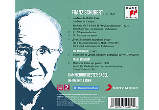 Schubert: Symphony Nº 7 "Unfinished" Deustsche Tänze, Nonet CD