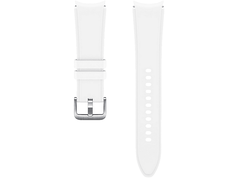 SAMSUNG ET-SFR89LWEGEU RIDGE SPORT (20 MM, M/L), WHITE, Ersatzarmband, Samsung, GalaxyWatch4-Serie, White | Smartwatch Armbänder