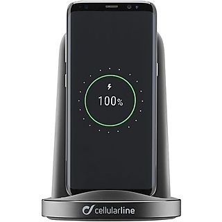 Cargador de móvil - CELLULARLINE WIRELESTAND10WTYCK, Smartphone,Universal Smartphone,Universal, Negro