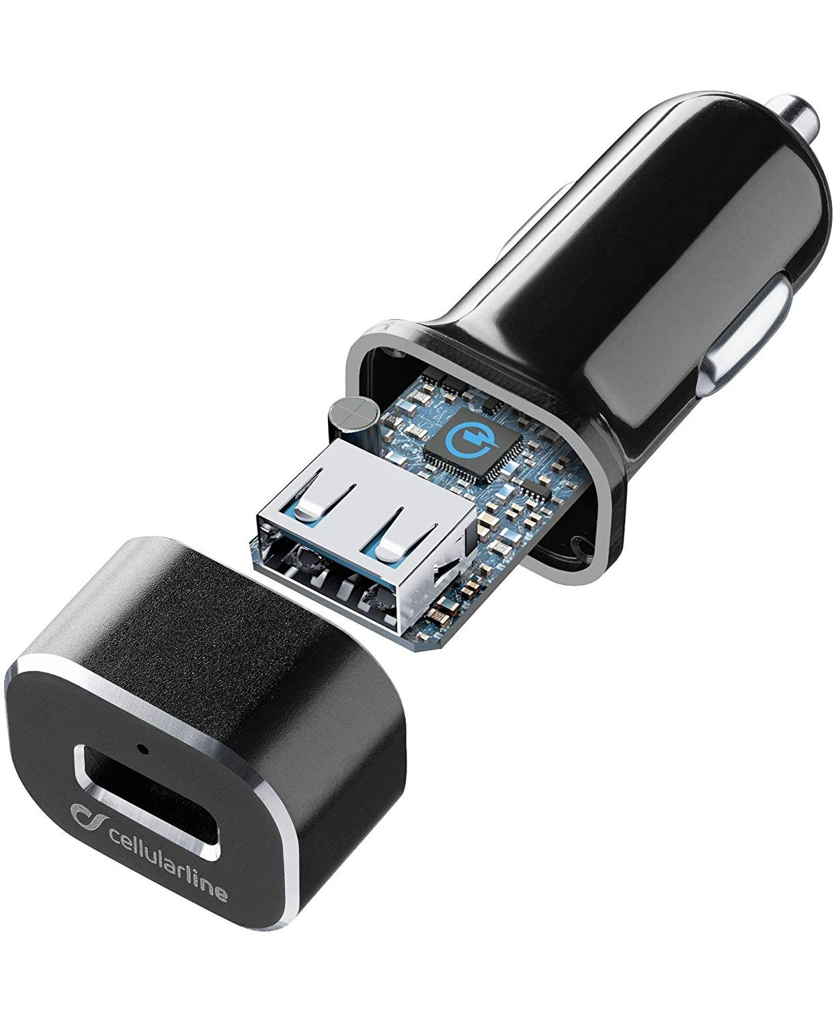 USB-CQC3.0 CELLULAR TETRA KFZ-CHARGER Huawei, Schwarz Asus, Charger und 60115 ZTE Universal, LINE Motorola, LG,