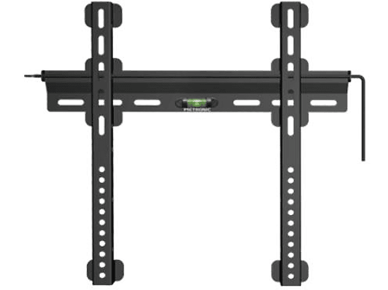 Metronic 451043 Supporto TV Fisso Da Parete – Per Schermi 55-70 Pollici, Fino A 45kg, Nero
