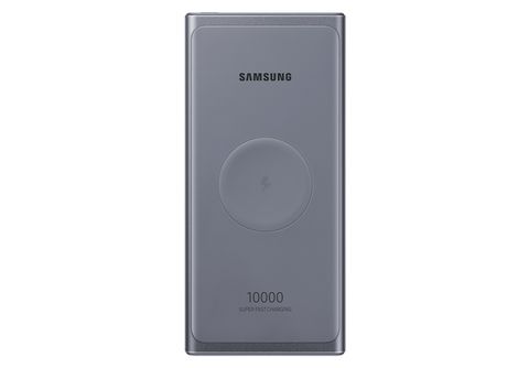SAMSUNG Wireless Powerbank USB-C 10000 MAH Powerbank Apple, 10000 mAh, Grau