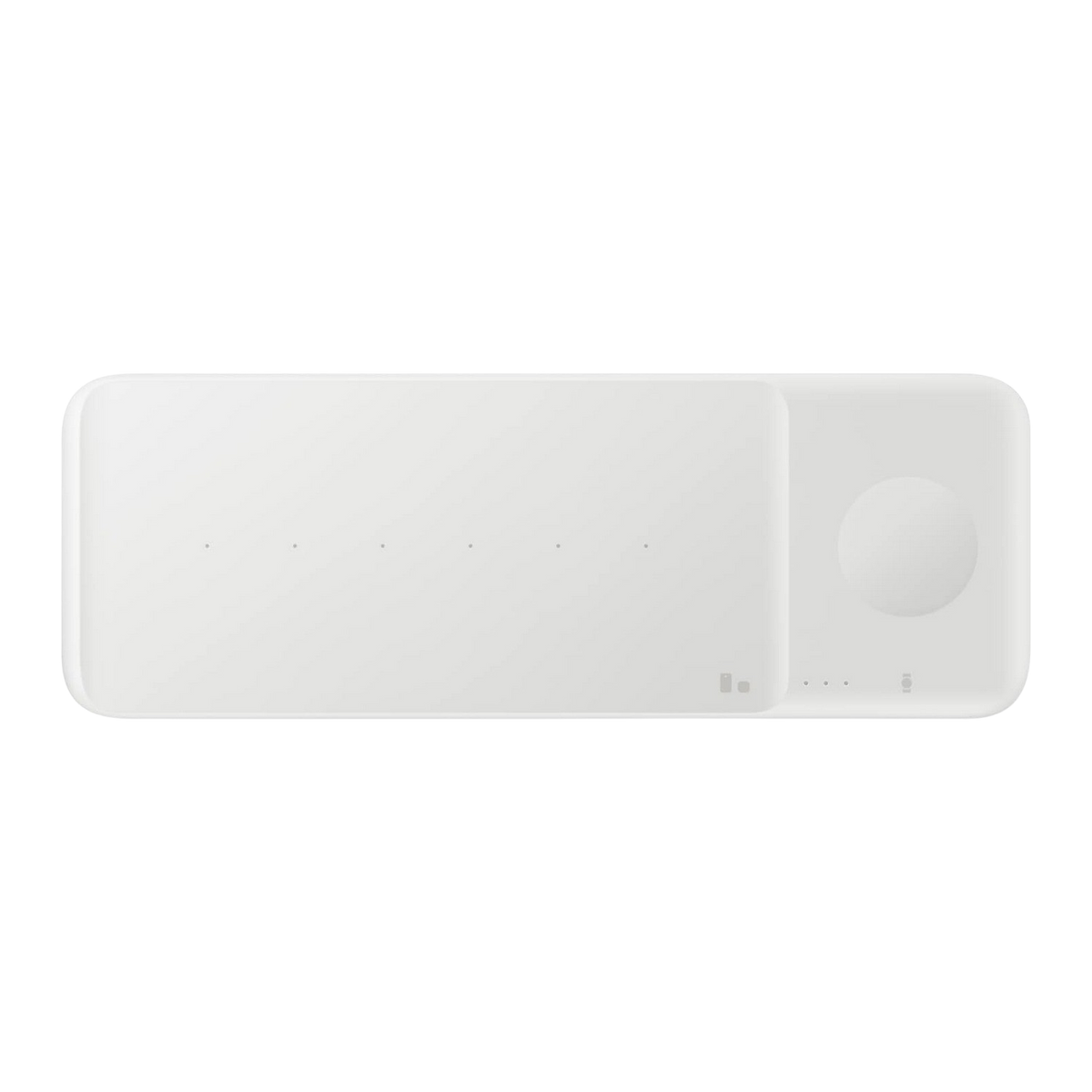 SAMSUNG Wireless Ladegerät Trio Ladegeräte Apple, Pad & Weiß Kabel - Weiß