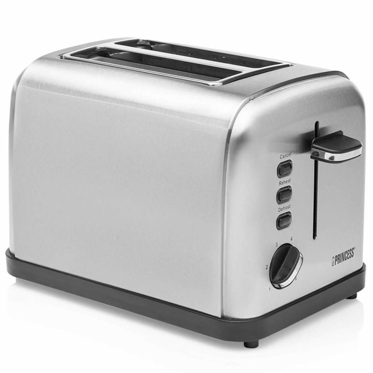 2) (920 Watt, PRINCESS 418383 Grau Toaster Schlitze: