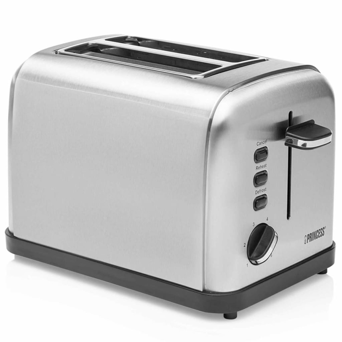 PRINCESS 142354 STYLE 2 STAINLESS STEEL Toaster Edelstahl (950 Watt, Schlitze: 2)
