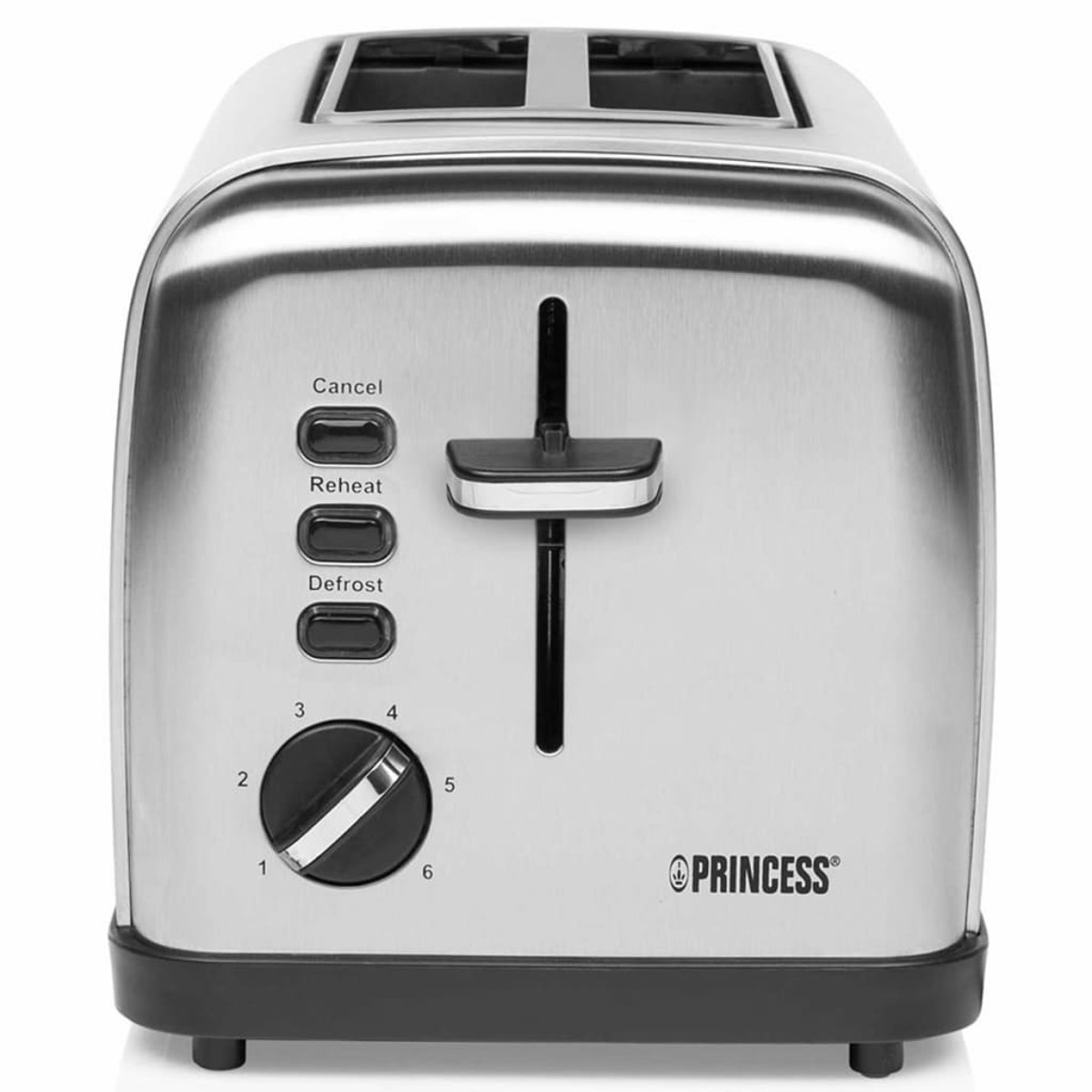 PRINCESS 142354 STYLE 2 STAINLESS STEEL Toaster Edelstahl (950 Watt, Schlitze: 2)