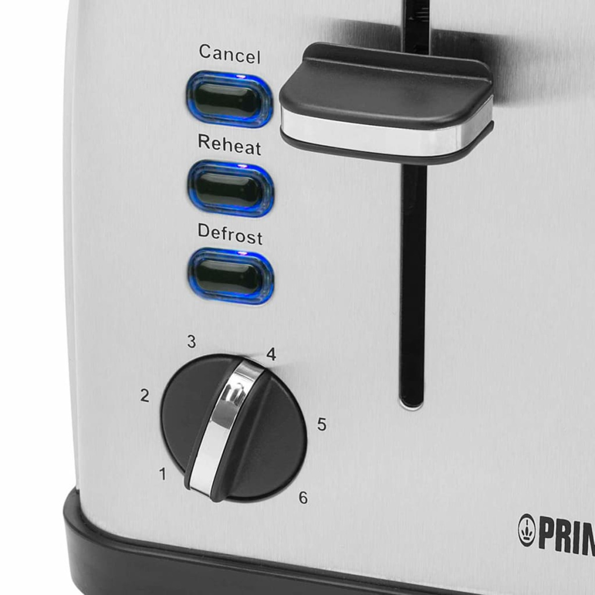 2) Schlitze: PRINCESS (920 418383 Watt, Grau Toaster