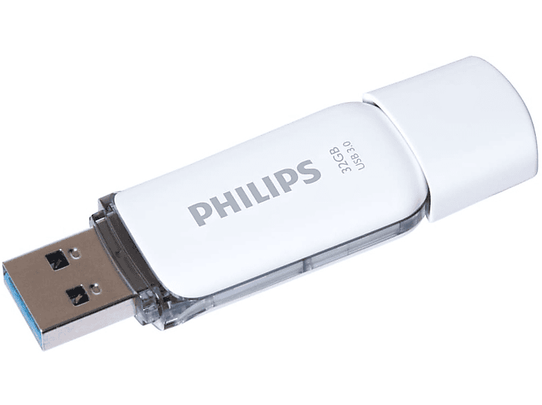 PHILIPS 433986 USB-Flashlaufwerk (Weiß und Grau, 32 GB)