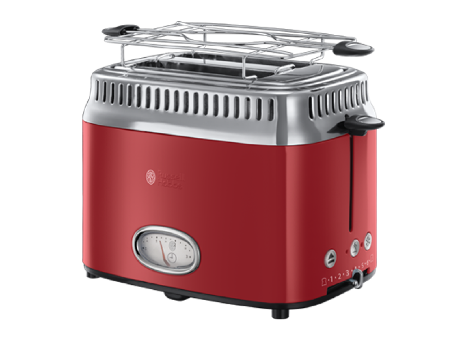 Tostadora - Retro 21680-56 RUSSELL HOBBS, Rojo