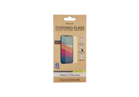 Muvit for Change Protector Cristal Templado Plano para Apple iPhone 14 Pro  Max