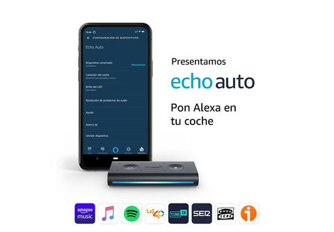 Parlante Inteligente Echo Auto,  Alexa, SISTEMAS DE AUDIO, SISTEMAS DE AUDIO, AUDIO, TECNOLOGÍA, ELECTRONICA
