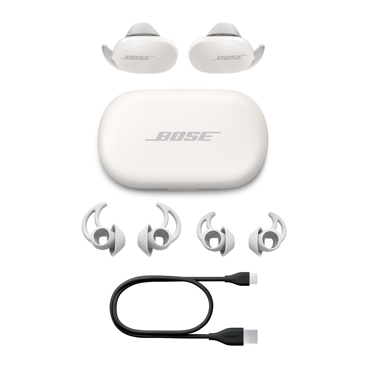 BOSE EARBUDS SOAPSTONE, In-ear QUIETCOMFORT Kopfhörer Bluetooth Soapstone