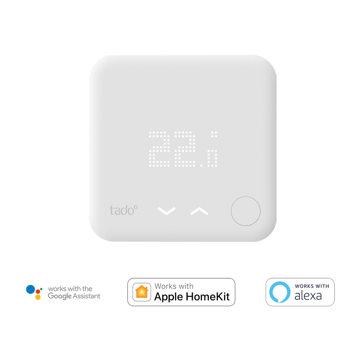 TADO Smartes Thermostat single Thermostat, weiß Verkabelt